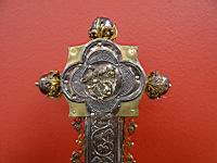 Croix de procession de Rouvroy (Argent et dorure sur bois, musee d'Arras)(2)
